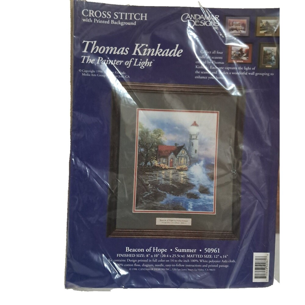 Candamar Designs Thomas Kinkade Beacon of Hope Summer 50961 Cross Stitch Kit